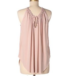 Young Fabulous & Broke Flowy Tank Tunic. Blush. Sm
